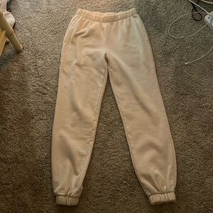 Brandy Melville beige sweatpants
